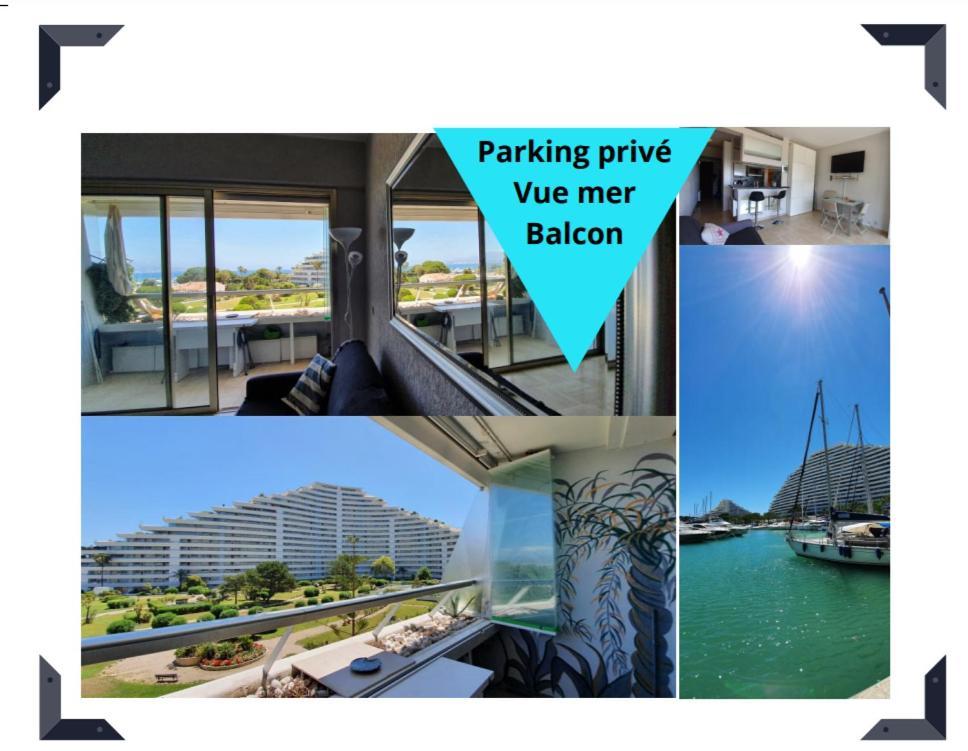 Lovely Apartment In Marina Baie Des Anges- Baronnet - Sew View, Free Parking Spaces On Site, Restaurants, Beach, Supermarket Villeneuve-Loubet Exterior foto