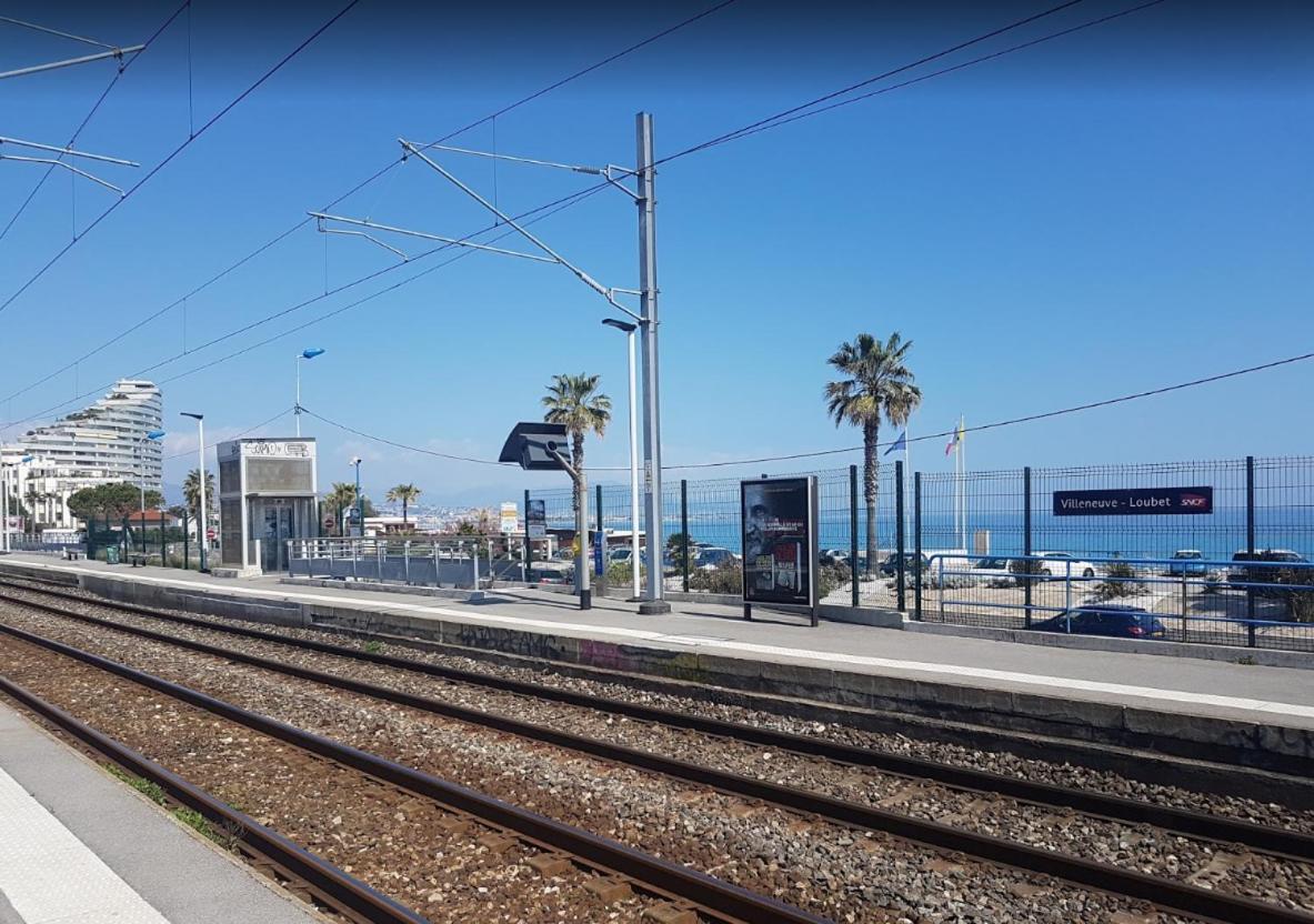 Lovely Apartment In Marina Baie Des Anges- Baronnet - Sew View, Free Parking Spaces On Site, Restaurants, Beach, Supermarket Villeneuve-Loubet Exterior foto